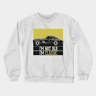 I'M CLASSIC. Retro Cars Graphic Crewneck Sweatshirt